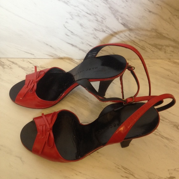 Marc Jacobs Spazzolato ankle strap heels - Picture 2 of 7